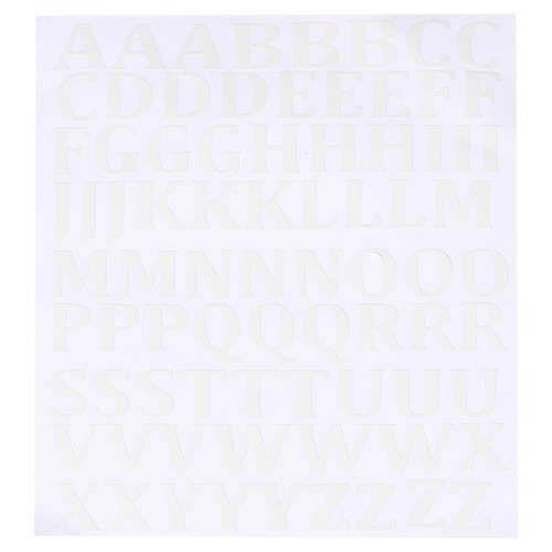 79 Pcs Glow in the Dark Letter Decals Decor Blue Wall Stickers