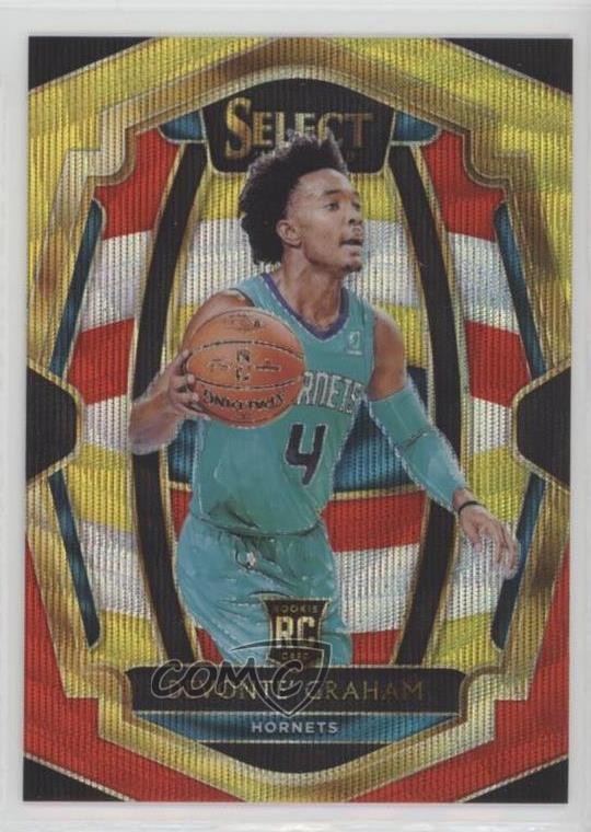 2018-19 Panini Select Premier Level Tri-Color Prizm Devonte' Graham #103 2r7