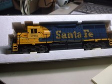 H O GP-40 Diesel locomotive Santa Fe 3702 ATLAS Original Box Tested