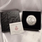 RARE Satosan Metals 'Asahi Dragon' 1 oz .999 Fine Silver Round w/ COA 121 [AB19]