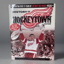 History of Hockeytown Detroit Red Wings 75 Years Bob Duff Hardcover Sports Book