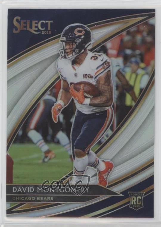 2019 Panini Select Field Level Silver Prizm David Montgomery #256 pe8