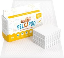 Peekapoo - Disposable Changing Pad Liners 50 23.6x17.7 Inch Pack of 50 