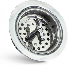 9763 Kitchen Sink 3-1/2 Inch Stainless Steel Drain Assembly with Strainer Bask