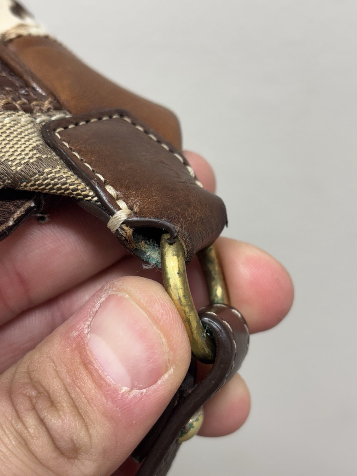 2007 Coach Patchwork Top Handle Pouch Mini Hobo H… - image 17