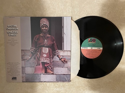 ARETHA FRANKLIN "amazing grace" 2x vinyl records LP 1972 SD 2-906 original EX