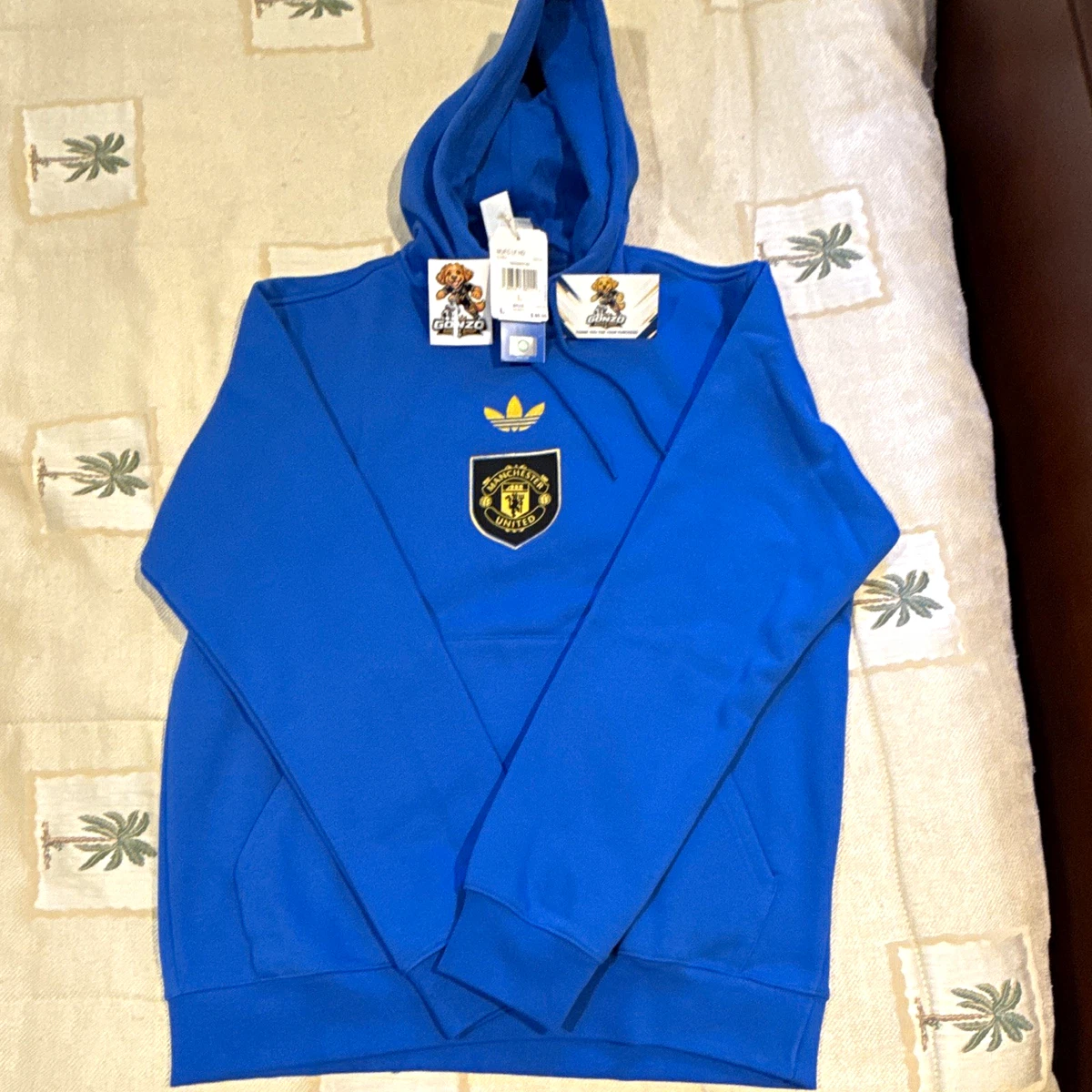 Blue Manchester United International Club Soccer Fan Apparel and