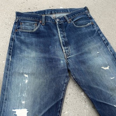 Levi's 501XX Jeans Men's W35 L33 Big E Vintage 1955 USA Made Denim