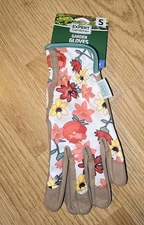 Expert Gardener Elastic Floral Gardening Glove Size Small Touchscreen Capability