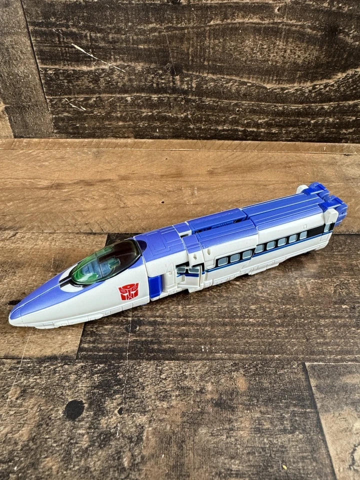 Figura de juguete Transformers Robots Disguise Railspike Bullet Train Rail Racer 2001 Foto 4 de 4