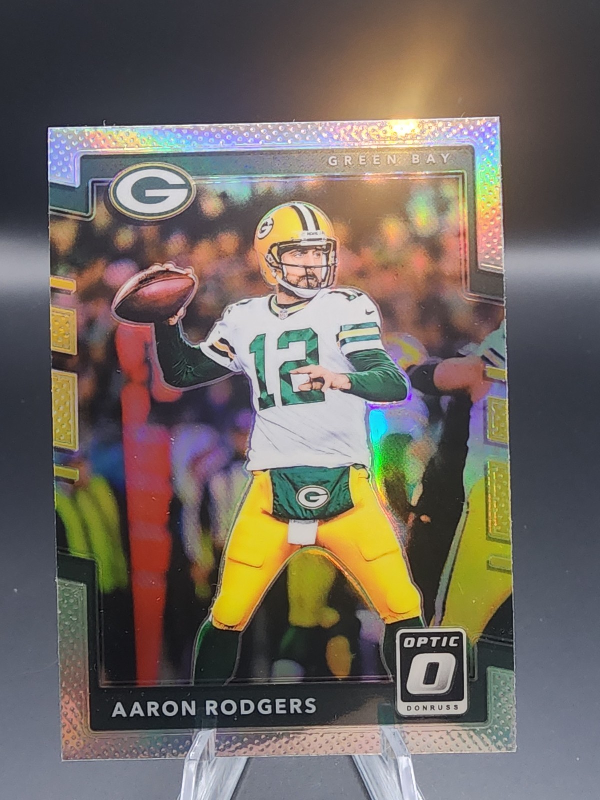 2017 Donruss Optic Aaron Rodgers Holo Prizm #43