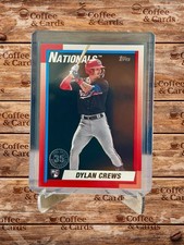 2025 Series 1 1990 Topps Baseball Dylan Crews Nationals #T90-89 RC /10 🔥🔥🔥