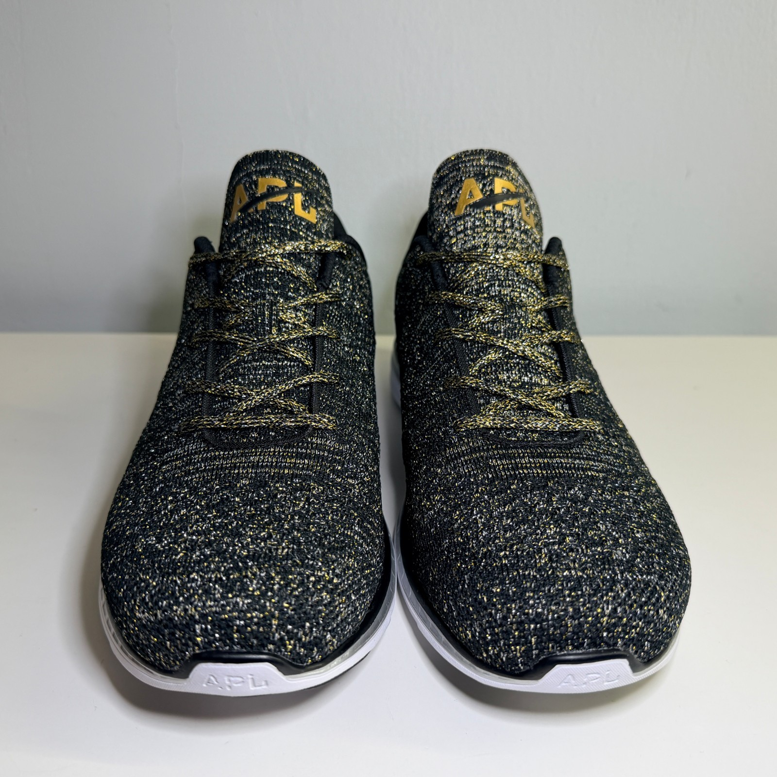 APL Men’s Techloom Pro X Size 11.5 Black/Gold/Silver – Brand New image 5