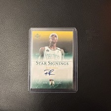2007-08 NBA UPPER DECK STAR SIGNINGS RAJON RONDO BOSTON CELTICS AUTOGRAPH CARD