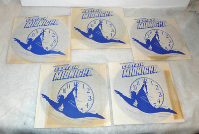 The Adventures Of Captain Midnight Various Examples in 7'' 33 rpm Flexi-Disc