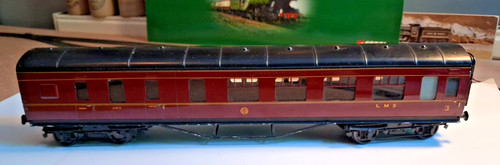 EXLEY SPUR O - L.M.S. 3. Klasse Bremskorridorkutsche 8425 weinrot | Zustand: Used