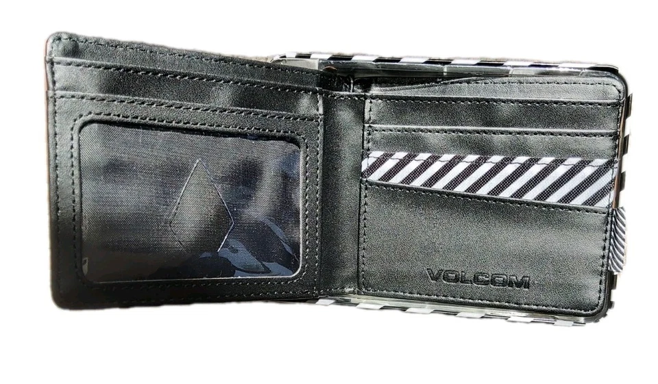 Volcom Silver Stone Mens Bi-fold Wallet Brown - Image 3 of 3