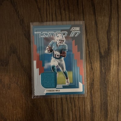 Tyreek Hill 2025 Panini Score Football Zoned In Memorabilia Card