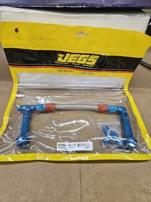 JEGS 100824 6AN Dual Feed Fuel Line (Fuel Log) Kit for Holley 4150 Carburetors