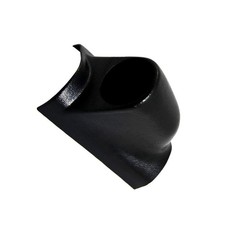 GlowShift Universal Fitment Black Single Pillar Gauge Pod Holder - Fits Any M...