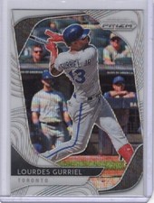 2020 Panini Prizm White Wave #24 Lourdes Gurriel Toronto Blue Jays