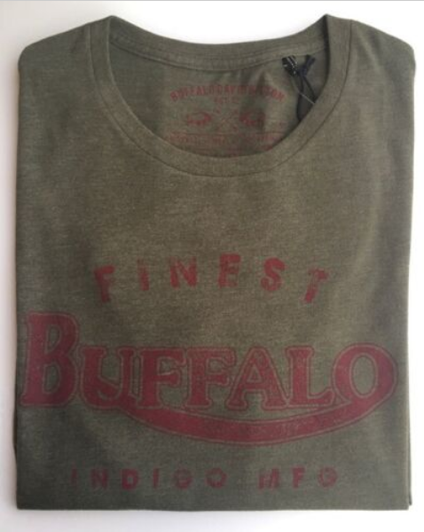 BUFFALO David Bitton Men's Logo Graphic T-Shirt(GREEN,XXL)NWT | eBay