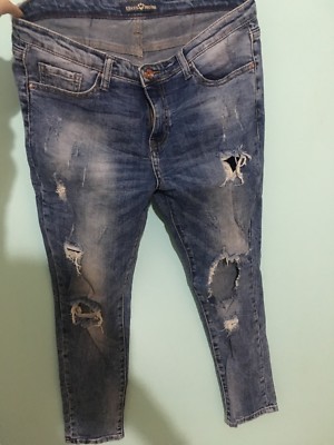 MISS BON BON JEANS STRAPPATO DONNA TAG SIZE L | eBay