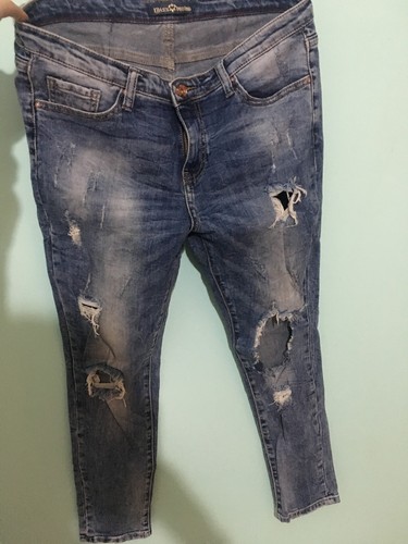 MISS BON BON JEANS STRAPPATO DONNA TAG SIZE L | eBay