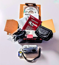PENTAX OPTIO M20  7.0 MP DIGITAL CAMERA  Box, Accessories, Case -TESTED/WORKS