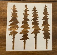 Trees Reusable 10 MIL Laser Cut Mylar Stencil Painting