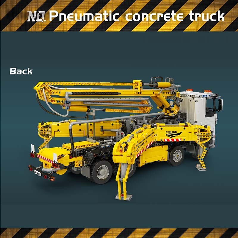 Mould King 19003 Pneumatik PumpLKW 4368 Teile RCModell ferngesteuert