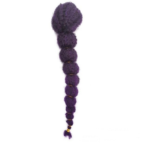 18" Afro Kinky Curly Bubble Ponytails Marley Hair Clip on Drawstring Pony Tails - Picture 12 of 27