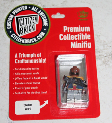 NEW Citizen Brick DUKE A#1 minifig Minifigure The Duke Escape from New York MOC