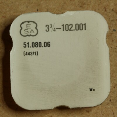 ESA/ ETA 102.001 PART 443 /1 Setting Lever, Winkelhebel montiert  Ref. 51.080.06