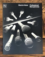 EV / Electro-Voice Professional Microphones 24 pg. RE20 649B ++ Catalog *Orig
