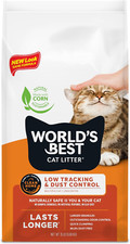 WORLD'S BEST CAT LITTER Low Tracking Dust Control Multiple Cat Unscented 15-Po