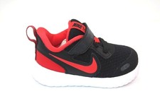 Nike Revolution 5 TDV BQ5673-017 BLACK/UNIVERSITY RED-WHITE SIZE 4 BABYS SHOE