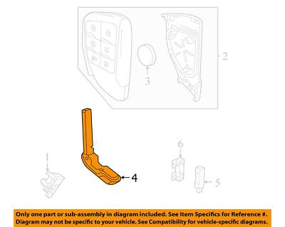 GM OEM 20-24 Corvette Electrical Keyless Entry Components-Key 13536119