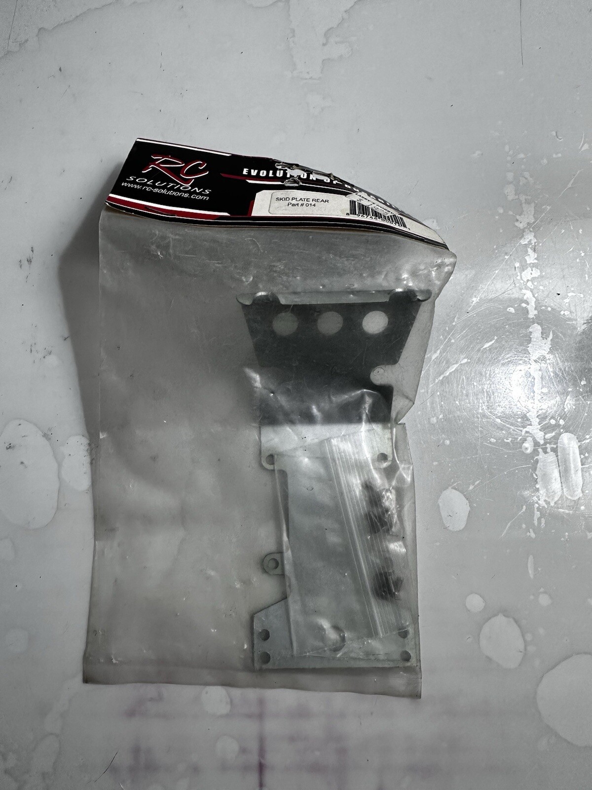 RC Solutions. Skid Plate Rear # 014