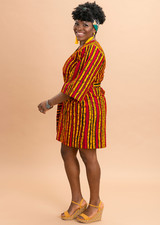 Ankara midi dress