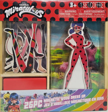 MIRACULOUS MAGNETIC 26 PIECE WOOD DRESS UP/ NEW