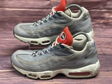 Nike Air Max 95 Cement Grey Thunder Blue Red Patriots DB0250-001 Men's Size 11
