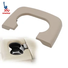 Replacement Center Console Cup Holder Armrest Pad Beige For Ford F150 1997-2003