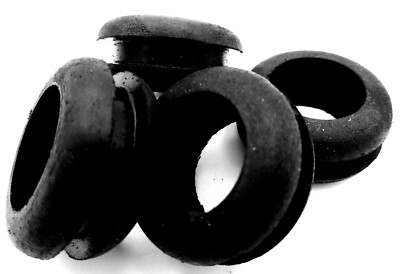 Rubber Grommet Fits 1'' Hole, 3/16'' Panel, Has 11/16'' ID, Durable! Free Shipping!