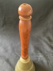 Vintage Brass Bell with Wood Handle Made In India — photo 10