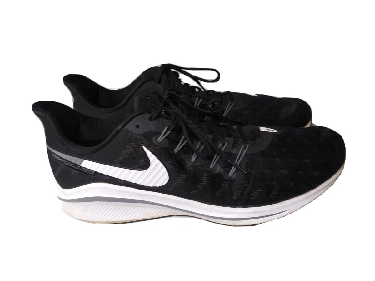 Nike Mens Air Zoom Vomero 14 Running Shoes Black White Thunder Men Shoes Size 14