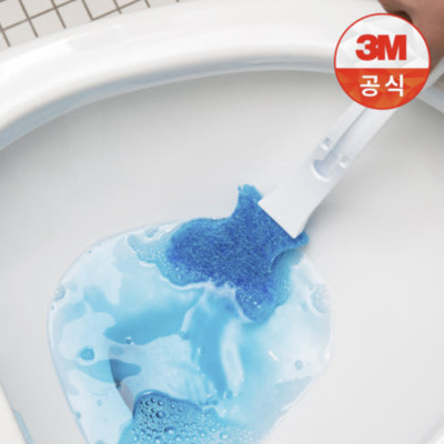 Handle+1ea Refill 3M Scotch Brite Disposable Toilet Bowl Cleaner Clean Stick