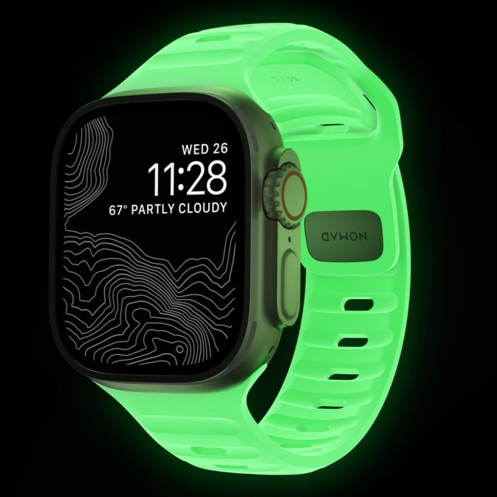 Nomad Sport Band for Apple Watch 44mm / 45mm / 49mm - Glow 2.0 