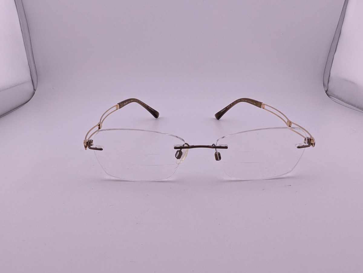 Charmant Eyeglasses, Frames Only, XL2050 BR, Excellence Titan, 51