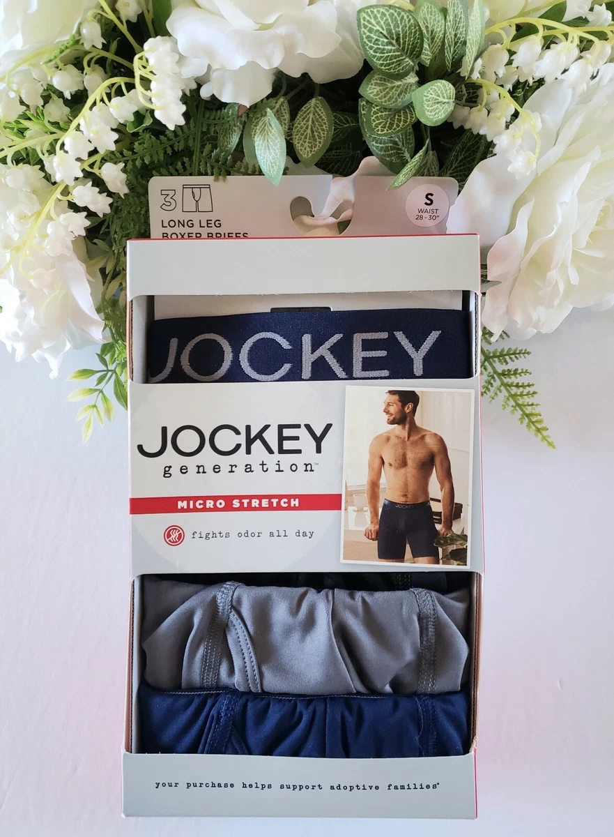 Jockey Generation Men's Micro Stretch Long Leg Boxer Briefs 3